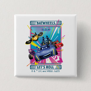 Badge Carré 5 Cm Batwheel™ - Roulons