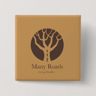 Badge Carré 5 Cm Beaucoup de broches de routes