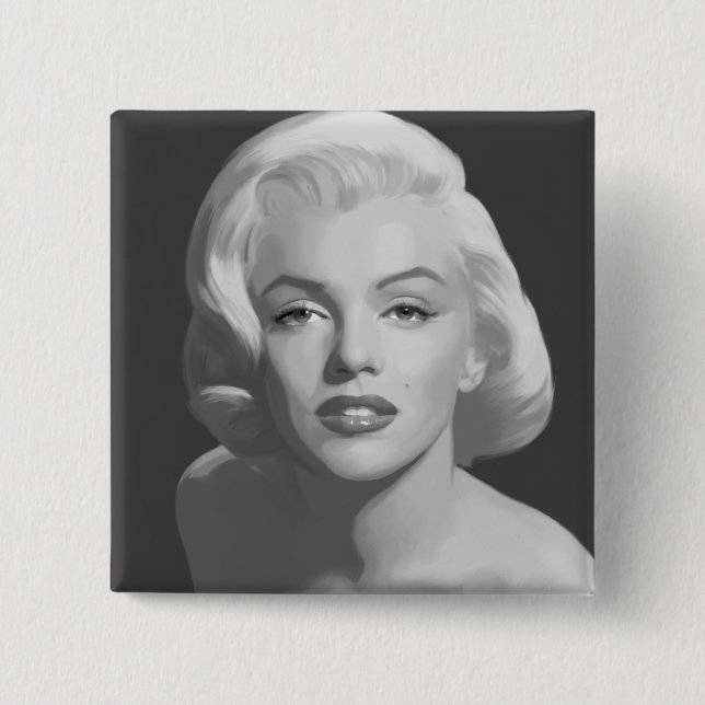 Badge Carré 5 Cm Beauté classique 4 (Devant)