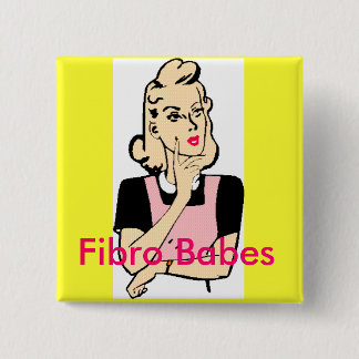 Badge Carré 5 Cm Bébés fibro