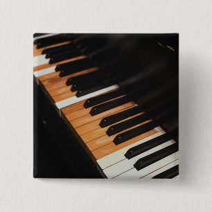 Badge Carré 5 Cm Belle oeuvre de piano