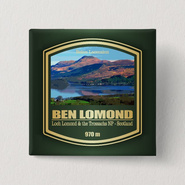 Badge Carré 5 Cm Ben Lomond (PF) (Devant)