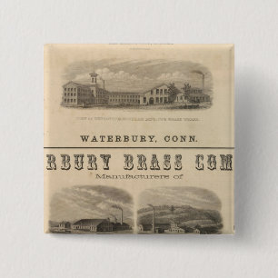 Badge Carré 5 Cm Benedict et Burnham Manufacturing Company