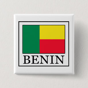 Badge Carré 5 Cm Bénin