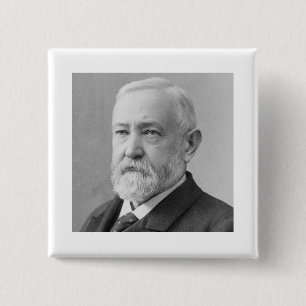 Badge Carré 5 Cm Benjamin Harrison 23