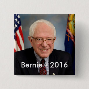 Badge Carré 5 Cm Bernie 2016