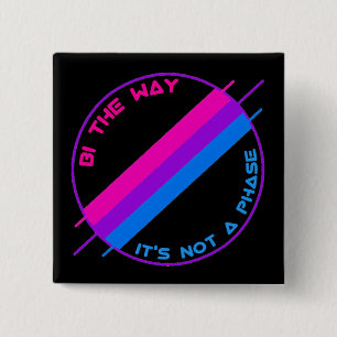 Badge Carré 5 Cm Bi le Pin de manière