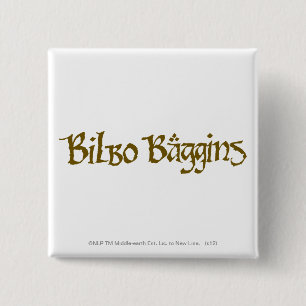 Badge Carré 5 Cm BILBO BAGGINS™ Solide