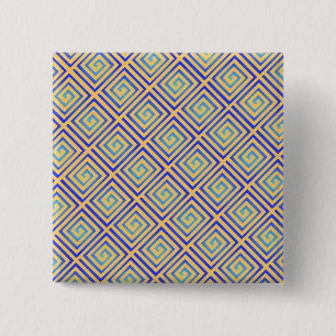 Badge Carré 5 Cm bleu