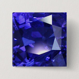 Badge Carré 5 Cm Bleu profond