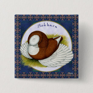 Badge Carré 5 Cm Bokhara In The Round
