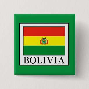 Badge Carré 5 Cm Bolivie