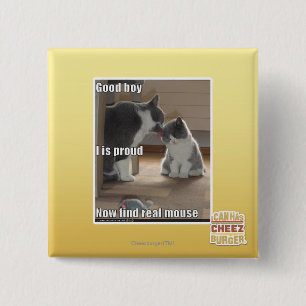 Badge Carré 5 Cm Bon garçon