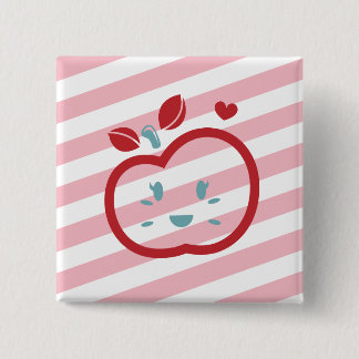 Badge Carré 5 Cm Bonbon Apple à Scotty Valentine