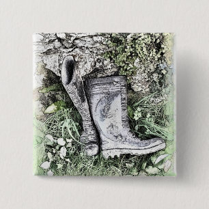 BADGE CARRÉ 5 CM BOOTS