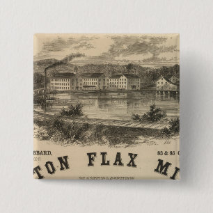 Badge Carré 5 Cm Boston Flax Mills
