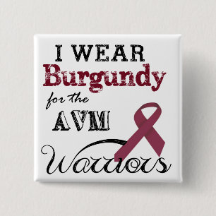 Badge Carré 5 Cm Bourgogne pour des guerriers d'AVM