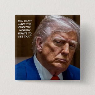 Badge Carré 5 Cm Bouton