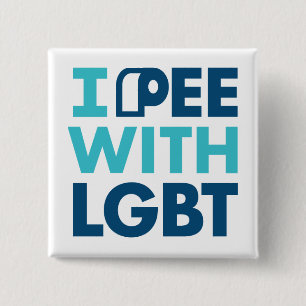 Badge Carré 5 Cm Bouton