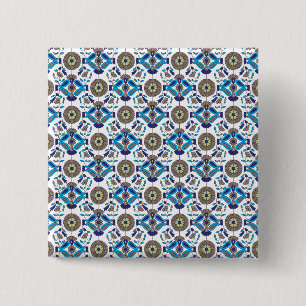 Badge Carré 5 Cm Bouton