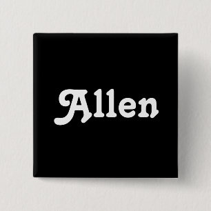 Badge Carré 5 Cm Bouton Allen