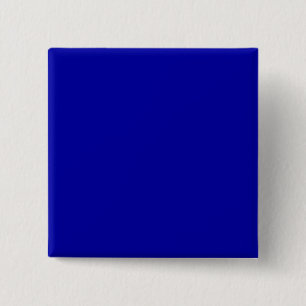Badge Carré 5 Cm Bouton arrière Carré bleu Terre