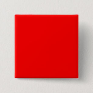 Badge Carré 5 Cm Bouton arrière Carré rouge