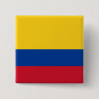 Bouton avec drapeau de la Colombie