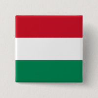 Bouton avec drapeau de la Hongrie