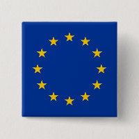 Bouton avec drapeau de l'Union européenne