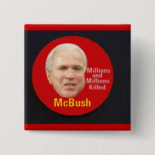 Badge Carré 5 Cm Bouton carré de McBush