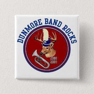 Badge Carré 5 Cm Bouton carré DUNMORE