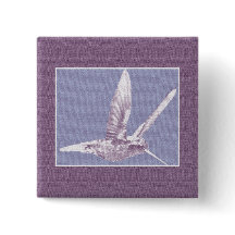 Bouton Colibri Violet