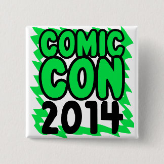 Badge Carré 5 Cm Bouton comique de l'escroquerie 2014