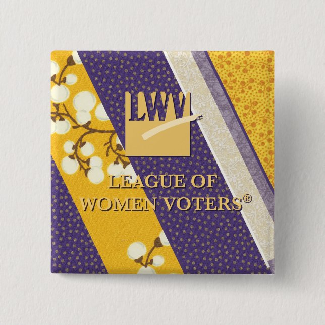 Badge Carré 5 Cm Bouton commémoratif de 2013 LWV (Devant)