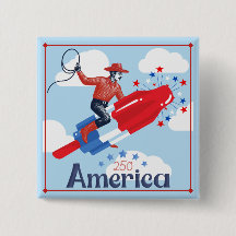 Bouton Cowboy Rocket Pop