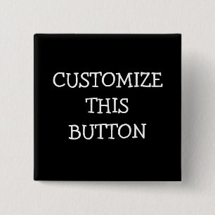 Badge Carré 5 Cm Bouton customisé