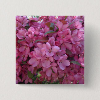 Badge Carré 5 Cm Bouton d'Abigaïl 1