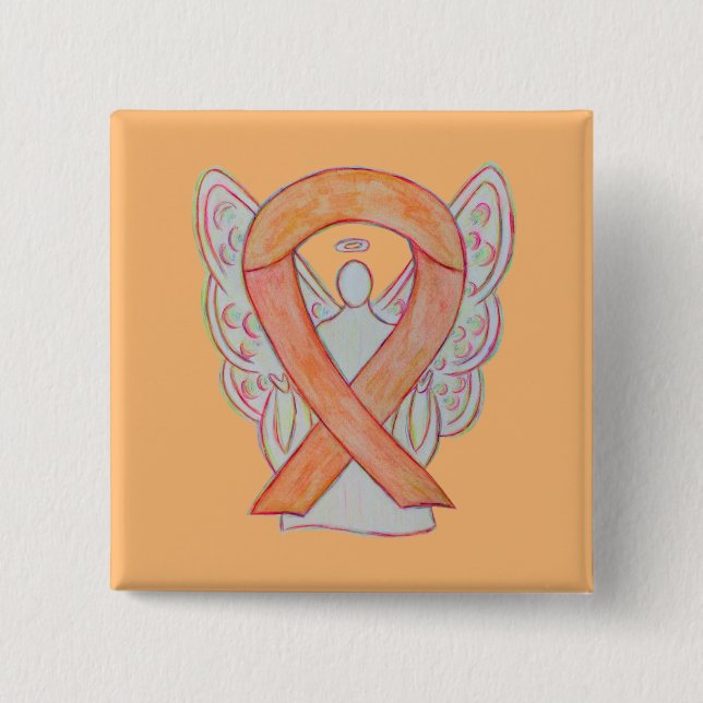 Badge Carré 5 Cm Bouton d'angle d'angle d'angle d'angle d'art perso (Devant)