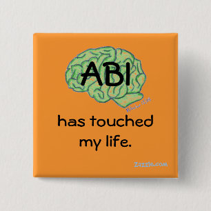 Badge Carré 5 Cm Bouton de conscience d'ABI