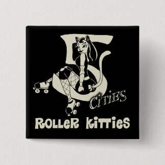 Badge Carré 5 Cm bouton de Derby du rouleau 5CRK
