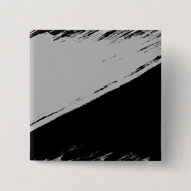 Badge Carré 5 Cm Bouton de drapeau d'Agorism (Devant)