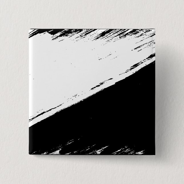 Badge Carré 5 Cm bouton de drapeau d'Anarcho-pacifisme (Devant)