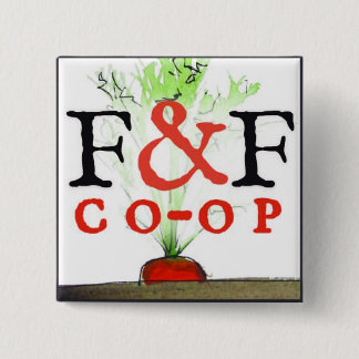 Badge Carré 5 Cm Bouton de F&F