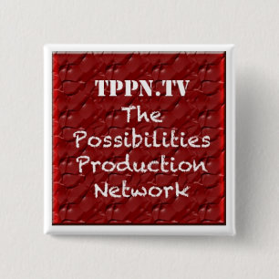 Badge Carré 5 Cm Bouton de fonctionnaire de TPPN.TV