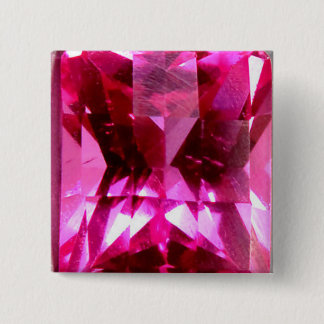 Badge Carré 5 Cm Bouton de grésillement