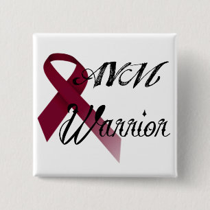 Badge Carré 5 Cm Bouton de guerrier d'AVM