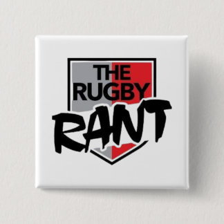 Badge Carré 5 Cm Bouton de la fourrure de rugby