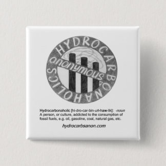 Badge Carré 5 Cm Bouton de logo/citation