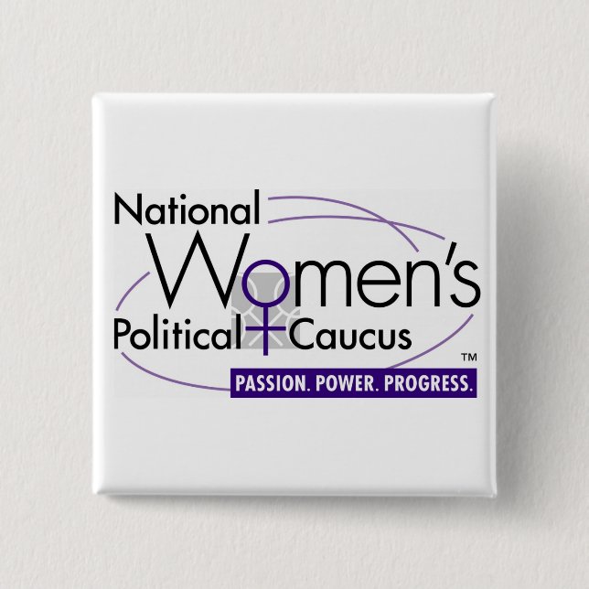 Badge Carré 5 Cm Bouton de NWPC (Devant)